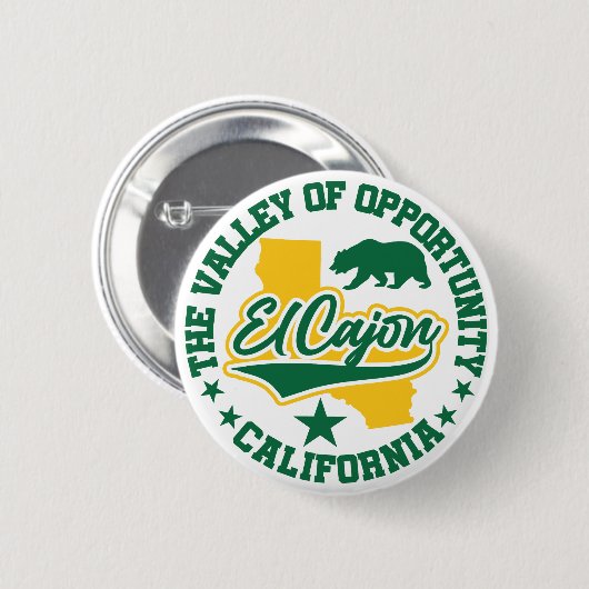 El Cajon, Californië Ronde Button 5,7 Cm (Voorkant /achterkant)