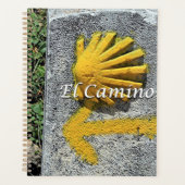 El Camino : coquille et marque de flèche, Espagne (Devant)