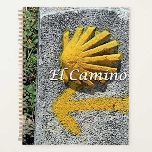 El Camino : coquille et marque de flèche, Espagne (Devant)