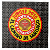 El Camino de Santiago 2010 Tegeltje (Voorkant)