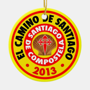 El Camino De Santiago 2013 Keramisch Ornament