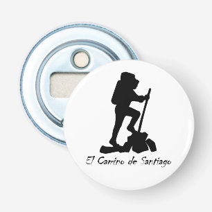 El Camino de Santiago - Bucket List Hike Button Flesopener