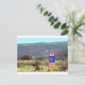 El Camino de Santiago de Compostela, Spanje Briefkaart (Staand voorkant)