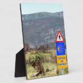 El Camino de Santiago de Compostela, Spanje Fotoplaat (Zijkant)