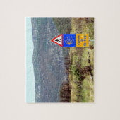 El Camino de Santiago de Compostela, Spanje Legpuzzel (Verticaal)