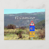 El Camino de Santiago (titel) Briefkaart (Voorkant)