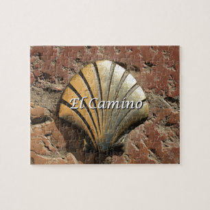 El Camino goudschaal, Leon (onderschrift) Legpuzzel