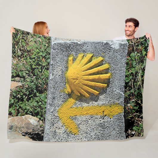 El Camino shell en pijlteken Fleece Deken (In situ)