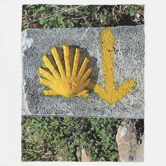 El Camino shell en pijlteken Fleece Deken (Voorkant)