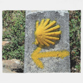 El Camino shell en pijlteken Fleece Deken (Voorkant (Horizontaal))