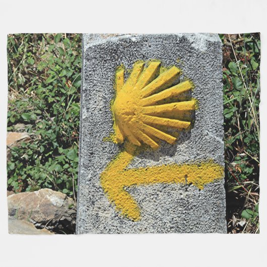 El Camino shell en pijlteken Fleece Deken (Voorkant (Horizontaal))