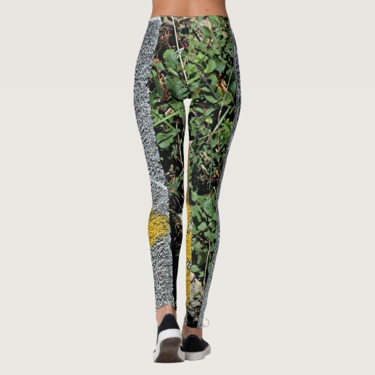El Camino, Spanje, schelp en pijl Leggings (Achterkant)