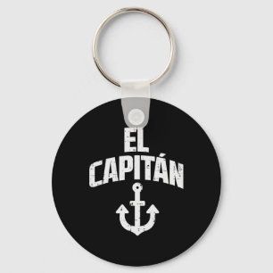 El Capitan Anker Boot Eigenaar Kapitein Jacht Schi Sleutelhanger