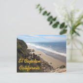 El Capitan Beach, California Briefkaart (Staand voorkant)