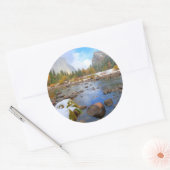 El Capitan en drie broers Ronde Sticker (Envelop)