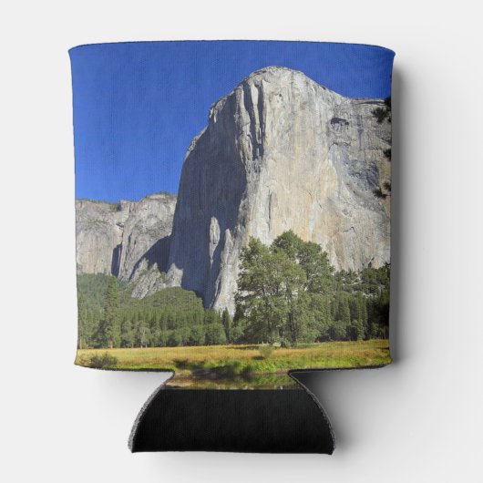 El Capitan en Half Dome, Yosemite NP, Californië Blikjeskoeler (Achterkant)