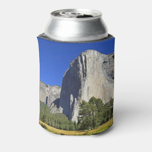 El Capitan en Half Dome, Yosemite NP, Californië Blikjeskoeler (Blikje Achterkant)