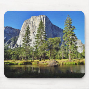 El Capitan en Merced in het park Yosemite Muismat