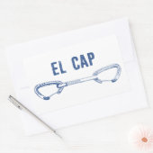 El Capitan-klimmer Rechthoekige Sticker (Envelop)