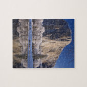 El Capitan neemt de rivier de Merced over in 2 Legpuzzel (Horizontaal)