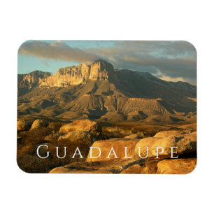 El Capitan op Sunset, Guadalupe Mountains NP Magneet