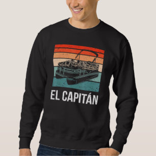 El Capitan Pontoon Boat kapitein Lake Life Boat Sa Trui