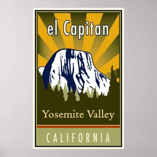 el Capitan Poster (Voorkant)
