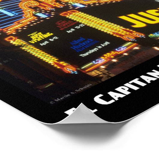 El Capitan Theater, Hollywood 11x17 Poster (Hoek)