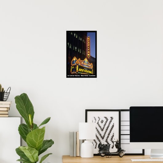 El Capitan Theatre, affiche Hollywood 11x17 (Bureau à domicile)