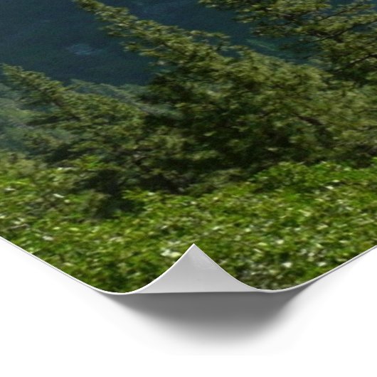 El Capitan uit het Nationaal Park Yosemite Poster (Hoek)