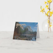 El Capitan Yosemite Carte pour notes (Fleur jaune)