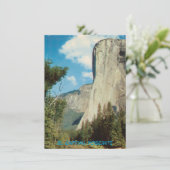 El Capitan, Yosemite Invitation Vintage (Debout devant)