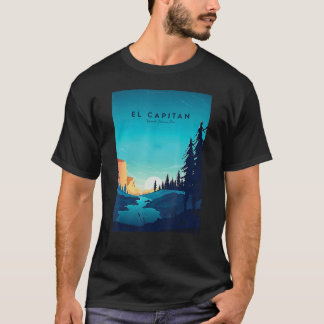 El Capitan Yosemite Nationaal Park Camping Avontuu T-shirt