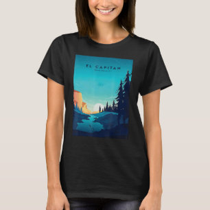 El Capitan Yosemite Nationaal Park Camping Avontuu T-shirt