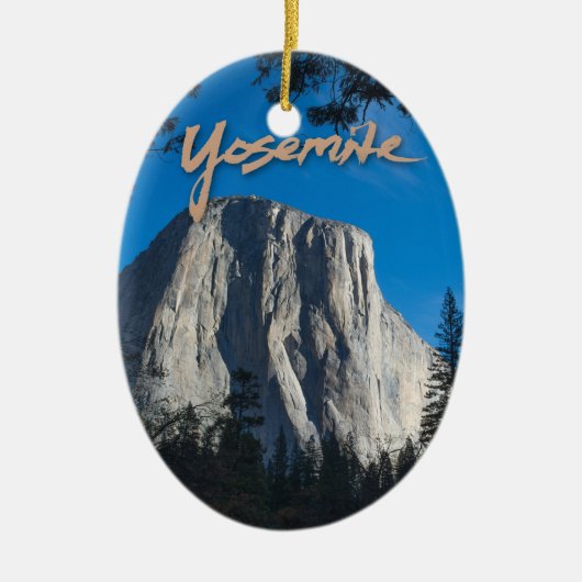 El Capitan Yosemite Ornament (Voorkant)