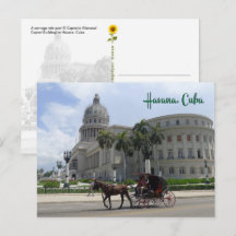 El Capitolio, Havana, Cuba - ansichtkaart