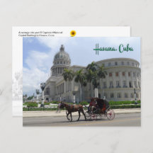 El Capitolio, Havana, Cuba - briefkaart