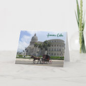 El Capitolio, La Havane, Cuba - carte (Devant)