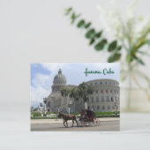 El Capitolio, La Havane, Cuba - carte postale (Debout devant)