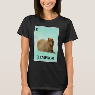 El Carpincho Capybara Kaart Capibara Animal Humor T-shirt