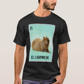 El Carpincho Capybara Kaart Capibara Animal Humor T-shirt