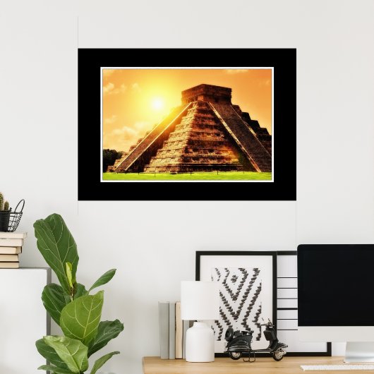 El Castillo - Chichen Itza Poster (Thuiskantoor)