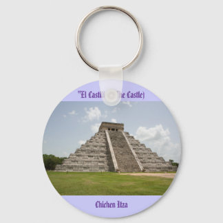 "El Castillo" (het kasteel) in Chichen Itza Sleutelhanger