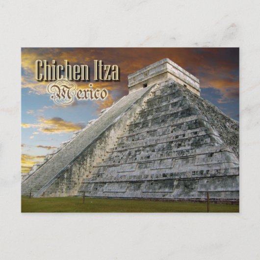 El Castillo in Chichen Itza, Mexico Briefkaart (Voorkant)