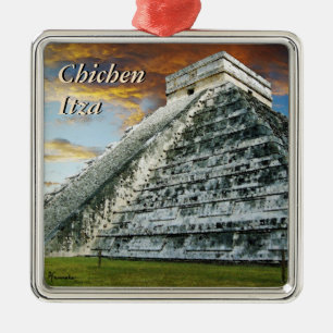 El Castillo Metalen Ornament