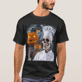 El Chef Esqueleto: Recetas de Halloween T-shirt