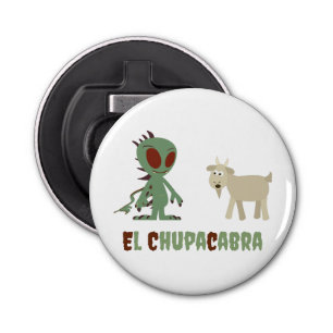 El Chupacabra Button Flesopener