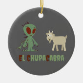 El Chupacabra Keramisch Ornament (Voorkant)