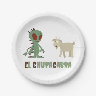 El Chupacabra Papieren Bordje