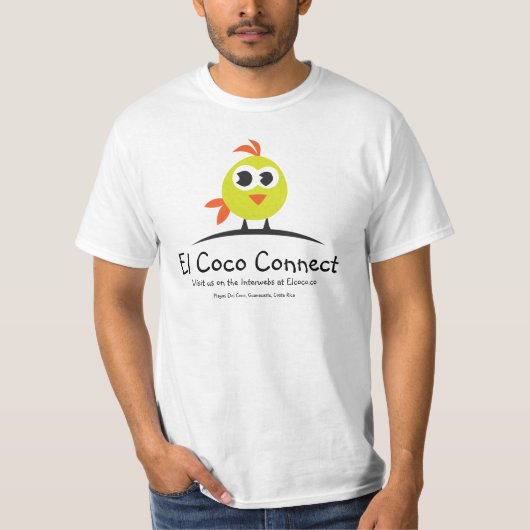 El Coco Connect - Elcoco.co Logo Shirt (Voorkant)